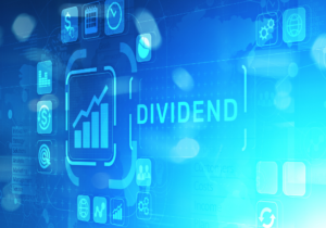 Finance Icons with a blue background